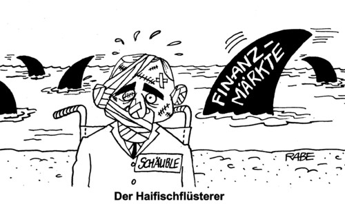 Cartoon: Hai (medium) by RABE tagged schäuble,eu,euro,krise,zypern,banken,finanzmärkte,börse,hai,flüsterer,haifischflüsterer,pferdeflüsterer,schäuble,eu,euro,krise,zypern,banken,finanzmärkte,börse,hai,flüsterer,haifischflüsterer,pferdeflüsterer