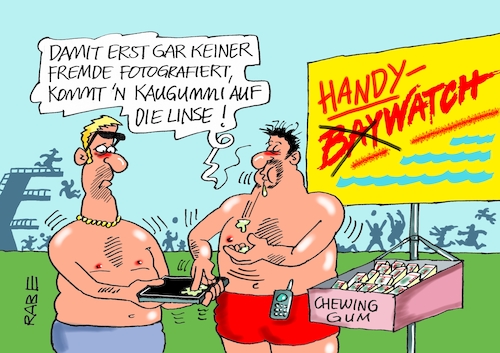 Cartoon: Handyverbot im Freibad (medium) by RABE tagged handy,smartphone,fotos,linse,spanner,freibad,schwimmbad,sexisten,rabe,ralf,böhme,cartoon,karikatur,pressezeichnung,farbcartoon,tagescartoon,baywatch,kaugummi,bademeister,überwachung,pornos,kleinkinder,nackedeis,handy,smartphone,fotos,linse,spanner,freibad,schwimmbad,sexisten,rabe,ralf,böhme,cartoon,karikatur,pressezeichnung,farbcartoon,tagescartoon,baywatch,kaugummi,bademeister,überwachung,pornos,kleinkinder,nackedeis