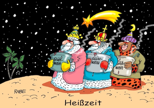 Cartoon: Heißzeit II (medium) by RABE tagged weihnachten,weihnachtsmann,schlitten,rentiere,kanzlerin,merkel,rabe,ralf,böhme,cartoon,karikatur,pressezeichnung,farbcartoon,tagescartoon,weihnachtsmarkt,glühwein,grog,punsch,heilige,drei,könige,jesuskind,bethlehem,stern,hitze,weihnachten,weihnachtsmann,schlitten,rentiere,kanzlerin,merkel,rabe,ralf,böhme,cartoon,karikatur,pressezeichnung,farbcartoon,tagescartoon,weihnachtsmarkt,glühwein,grog,punsch,heilige,drei,könige,jesuskind,bethlehem,stern,hitze