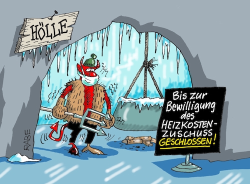 Cartoon: Höllisch kalt (medium) by RABE tagged energie,energiekosten,heizkosten,preissteigerung,stromkosten,benzinpreis,rabe,ralf,böhme,cartoon,karikatur,farbzeichnung,pressezeichnung,tagescartoon,michel,sparschwein,euro,inflation,teuerungsrate,heizung,heizkostenzuschuss,teufel,hölle,kälze,eis,energie,energiekosten,heizkosten,preissteigerung,stromkosten,benzinpreis,rabe,ralf,böhme,cartoon,karikatur,farbzeichnung,pressezeichnung,tagescartoon,michel,sparschwein,euro,inflation,teuerungsrate,heizung,heizkostenzuschuss,teufel,hölle,kälze,eis