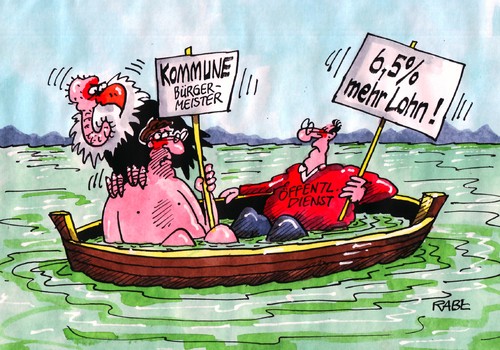 Cartoon: Im gleichen Boot (medium) by RABE tagged kommunen,städte,gemeinde,bürgermeister,haushalt,haushaltsplan,stadtkasse,euro,gewerkschaften,gewerkschaftsvorsitzender,bsirske,gew,verdi,strei,arbeitskampf,lohnerhöhung,lohnforderung,gehalt,job,arbeitsplatz,boot,wasser,see,untergang,ruderer,pleite,pleitegeier,geier,kommunen,städte,gemeinde,bürgermeister,haushalt,haushaltsplan,stadtkasse,euro,gewerkschaften