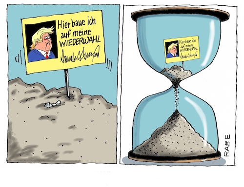 Cartoon: Im Sande verlaufen (medium) by RABE tagged trump,usa,washington,president,rassenunruhen,rassismus,polizeigewalt,george,floyd,rabe,ralf,böhme,cartoon,karikatur,pressezeichnung,farbcartoon,tagescartoon,schwarz,polizei,demo,großkundgebungen,sand,sanduhr,präsidentschaftswahlen,herbst,trump,usa,washington,president,rassenunruhen,rassismus,polizeigewalt,george,floyd,rabe,ralf,böhme,cartoon,karikatur,pressezeichnung,farbcartoon,tagescartoon,schwarz,polizei,demo,großkundgebungen,sand,sanduhr,präsidentschaftswahlen,herbst