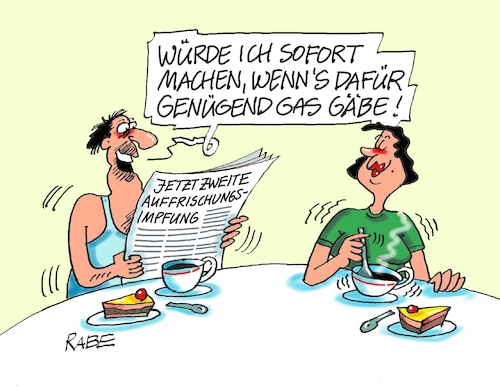 Cartoon: Impfen für Gas (medium) by RABE tagged gas,gassparen,gasnotstand,gasgeben,sanktionen,gasspeicher,gasheizung,rabe,ralf,böhme,cartoon,karikatur,pressezeichnung,farbcartoon,tagescartoon,robert,habeck,putin,ukrainekrieg,corona,omikron,viertimmpfung,boostern,auffrischungsimpfung,karl,lauterbach,gas,gassparen,gasnotstand,gasgeben,sanktionen,gasspeicher,gasheizung,rabe,ralf,böhme,cartoon,karikatur,pressezeichnung,farbcartoon,tagescartoon,robert,habeck,putin,ukrainekrieg,corona,omikron,viertimmpfung,boostern,auffrischungsimpfung,karl,lauterbach