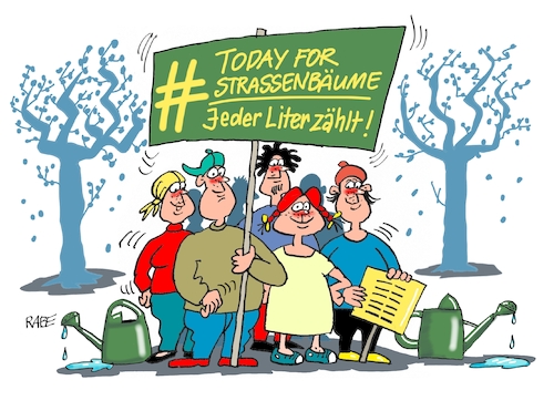 Jeden Tag für Straßenbäume