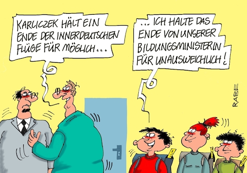 Cartoon: Karli check es (medium) by RABE tagged bundestagswahl,wahlkampf,osten,ddr,ostbeauftragter,bundesregierung,recht,rabe,ralf,böhme,cartoon,karikatur,pressezeichnung,farbcartoon,tagescartoon,cdu,wahlplakat,laschet,lacher,lachnummer,karliczek,bundesbildungsministerin,schule,schüler,ende,einstellung,entwicklungsministerin,flugverkehr,deutschland,bundestagswahl,wahlkampf,osten,ddr,ostbeauftragter,bundesregierung,recht,rabe,ralf,böhme,cartoon,karikatur,pressezeichnung,farbcartoon,tagescartoon,cdu,wahlplakat,laschet,lacher,lachnummer,karliczek,bundesbildungsministerin,schule,schüler,ende,einstellung,entwicklungsministerin,flugverkehr,deutschland