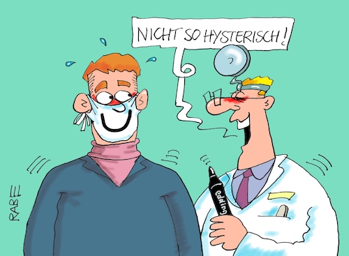 Cartoon: Keep Smiling (medium) by RABE tagged corona,coronavirus,china,peking,pandemie,epedemie,keime,mundschutz,rabe,ralf,böhme,cartoon,karikatur,pressezeichnung,farbcartoon,tagescartoon,arzt,doktor,patient,marker,edding,schwarz,mund,lachen,keep,smiling,angst,hysterie,schutz,impfung,atemschutz,corona,coronavirus,china,peking,pandemie,epedemie,keime,mundschutz,rabe,ralf,böhme,cartoon,karikatur,pressezeichnung,farbcartoon,tagescartoon,arzt,doktor,patient,marker,edding,schwarz,mund,lachen,keep,smiling,angst,hysterie,schutz,impfung,atemschutz