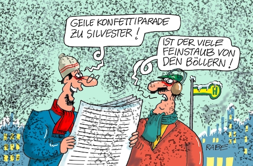 Cartoon: Konfettiduft (medium) by RABE tagged klimawandel,umwelt,umweltministerin,schulze,sp,klimapreis,heizung,auto,rabe,ralf,böhme,cartoon,karikatur,pressezeichnung,farbcartoon,tagescartoon,brücke,bettler,verkehr,klimaprämie,friday,for,future,silveter,neujahr,jahreswechsel,feinstaub,innenstädte,feinstaubbelastung,konfetti,konfettiregen,böller,raketen,silvesterraketen,feuerwerk,silvesterfeuerwerk,klimawandel,umwelt,umweltministerin,schulze,sp,klimapreis,heizung,auto,rabe,ralf,böhme,cartoon,karikatur,pressezeichnung,farbcartoon,tagescartoon,brücke,bettler,verkehr,klimaprämie,friday,for,future,silveter,neujahr,jahreswechsel,feinstaub,innenstädte,feinstaubbelastung,konfetti,konfettiregen,böller,raketen,silvesterraketen,feuerwerk,silvesterfeuerwerk