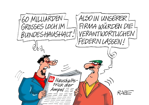 Cartoon: Kopf und Kragen (medium) by RABE tagged ampelregierung,scholz,spd,grüne,fdp,lindner,kinder,kindergrundsicherung,rabe,ralf,böhme,cartoon,karikatur,pressezeichnung,farbcartoon,tagescartoon,hausmeister,ohren,zähne,bundeshaushalt,coronakredit,umschichtung,haushalttricks,nachtragshaushalt,schuldenbremse,firma,verantwortung,federn,ampelregierung,scholz,spd,grüne,fdp,lindner,kinder,kindergrundsicherung,rabe,ralf,böhme,cartoon,karikatur,pressezeichnung,farbcartoon,tagescartoon,hausmeister,ohren,zähne,bundeshaushalt,coronakredit,umschichtung,haushalttricks,nachtragshaushalt,schuldenbremse,firma,verantwortung,federn