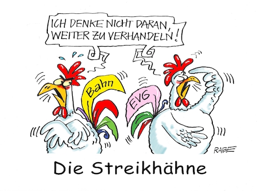 Cartoon: Kräht der Hahn auf dem Mist (medium) by RABE tagged gewerkschaften,tarife,tarifverhandlungen,streik,gew,verdi,rabe,ralf,böhme,cartoon,karikatur,pressezeichnung,farbcartoon,tagescartoon,schleifstein,messer,gewerkschaftsmitglieder,evg,bahn,schlichtung,tarifrunde,abbruch,gesprächsbereitschaft,tarifgespräche,scheitern,hahn,hähne,hahnenkampf,gewerkschaften,tarife,tarifverhandlungen,streik,gew,verdi,rabe,ralf,böhme,cartoon,karikatur,pressezeichnung,farbcartoon,tagescartoon,schleifstein,messer,gewerkschaftsmitglieder,evg,bahn,schlichtung,tarifrunde,abbruch,gesprächsbereitschaft,tarifgespräche,scheitern,hahn,hähne,hahnenkampf