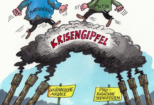 Cartoon: Krisengipfel (medium) by RABE tagged krise,ukrainekrise,krisengipfel,ostukraine,ukraine,poroschenko,putin,kremlchef,russland,prorussland,separatisten,rabe,ralf,böhme,cartoon,karikatur,pressezeichnung,farbcartoon,tagescartoon,kanonen,geschütze,raketen,rauch,pulverdampf,armee,terroristen,krise,ukrainekrise,krisengipfel,ostukraine,ukraine,poroschenko,putin,kremlchef,russland,prorussland,separatisten,rabe,ralf,böhme,cartoon,karikatur,pressezeichnung,farbcartoon,tagescartoon,kanonen,geschütze,raketen,rauch,pulverdampf,armee,terroristen