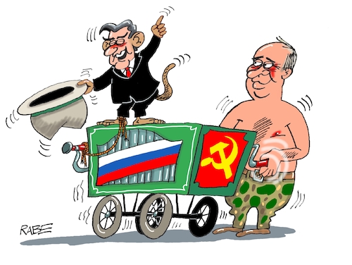 Cartoon: Leierkastenmann (medium) by RABE tagged usa,biden,telefonat,putin,moskau,kreml,kremlchef,rabe,ralf,böhme,cartoon,karikatur,pressezeichnung,farbcartoon,tagescartoon,ukraine,ukrainekrise,nato,telefonleitung,gipfel,ukrainegipfel,macron,ukrainekrieg,sanktionen,gazprom,gasturbine,siemens,gerhard,schröder,spd,putinfreund,vermittler,leierkasten,affe,sprachrohr,parteiausschlußverfahren,usa,biden,telefonat,putin,moskau,kreml,kremlchef,rabe,ralf,böhme,cartoon,karikatur,pressezeichnung,farbcartoon,tagescartoon,ukraine,ukrainekrise,nato,telefonleitung,gipfel,ukrainegipfel,macron,ukrainekrieg,sanktionen,gazprom,gasturbine,siemens,gerhard,schröder,spd,putinfreund,vermittler,leierkasten,affe,sprachrohr,parteiausschlußverfahren