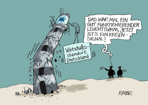 Cartoon: Leuchtturm Deutschland (medium) by RABE tagged ampel,ampelregierung,rot,grün,gelb,fdp,spd,grüne,rabe,ralf,böhme,cartoon,karikatur,pressezeichnung,farbcartoon,tagescartoon,inflation,einkommen,rente,rentenpaket,bruch,streit,neuwahlen,wirtschaftspolitik,habeck,wirtschaftsstandort,deutschland,leuchtturm,einsturzgefahr,krise,krisensignal,ampel,ampelregierung,rot,grün,gelb,fdp,spd,grüne,rabe,ralf,böhme,cartoon,karikatur,pressezeichnung,farbcartoon,tagescartoon,inflation,einkommen,rente,rentenpaket,bruch,streit,neuwahlen,wirtschaftspolitik,habeck,wirtschaftsstandort,deutschland,leuchtturm,einsturzgefahr,krise,krisensignal