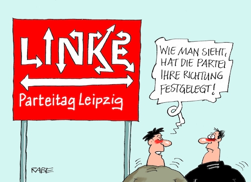 Cartoon: Linke Parteitag (medium) by RABE tagged linke,parteitag,leipzig,kipping,wagenknecht,riexinger,doppelspitze,rabe,ralf,böhme,cartoon,karikatur,pressezeichnung,farbcartoon,tagescartoon,meinungsunterschiede,differenzen,streit,linke,parteitag,leipzig,kipping,wagenknecht,riexinger,doppelspitze,rabe,ralf,böhme,cartoon,karikatur,pressezeichnung,farbcartoon,tagescartoon,meinungsunterschiede,differenzen,streit