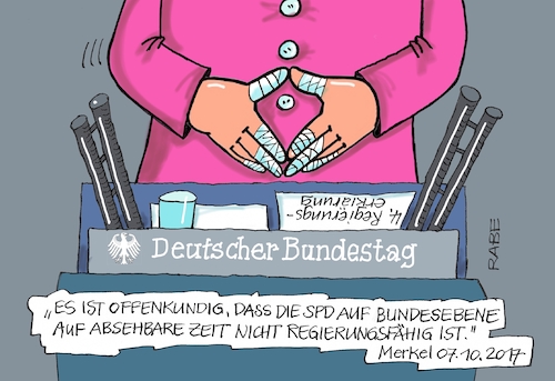 Cartoon: Merkelrede (medium) by RABE tagged bundestag,bundestagssitzung,bundestagswahl,schlagabtausch,lammert,merkel,gabril,rabe,ralf,böhme,cartoon,karikatur,pressezeichnung,farbcartoon,tagescartoon,regierungserklärung,kabinettssitzun,islam,seehofer,raute,afd,spd,regierungsfähigkeit,bundestag,bundestagssitzung,bundestagswahl,schlagabtausch,lammert,merkel,gabril,rabe,ralf,böhme,cartoon,karikatur,pressezeichnung,farbcartoon,tagescartoon,regierungserklärung,kabinettssitzun,islam,seehofer,raute,afd,spd,regierungsfähigkeit