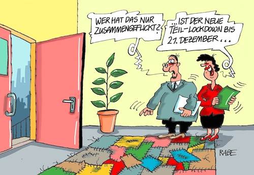 Cartoon: Naht an Naht und es naht (medium) by RABE tagged corona,bildung,bildungsminister,kanzleramt,bildungskonferenz,lehrerkonferenz,laptop,ausstatung,digitalisierung,bildungsmonitor,internetzugan,wlan,aufwachen,flickenteppich,flickschusterei,teillockdown,lockdown,kontaktbeschränkungen,böller,feuerwerk,impfstoff,lockerungen,fallzahlen,rki,naht,corona,bildung,bildungsminister,kanzleramt,bildungskonferenz,lehrerkonferenz,laptop,ausstatung,digitalisierung,bildungsmonitor,internetzugan,wlan,aufwachen,flickenteppich,flickschusterei,teillockdown,lockdown,kontaktbeschränkungen,böller,feuerwerk,impfstoff,lockerungen,fallzahlen,rki