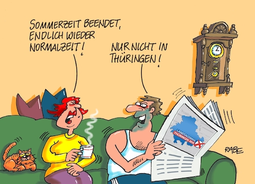 Normalzeit in Thüringen