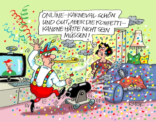 Cartoon: Onlinefasching (medium) by RABE tagged corona,bildung,bildungsminister,kanzleramt,bildungskonferenz,lehrerkonferenz,laptop,ausstatung,digitalisierung,bildungsmonitor,internetzugan,wlan,aufwachen,lockdown,shutdown,fallzahlen,inzidenzwert,rki,spahn,impfzentren,impfdosen,fasching,karneval,narren,narrenkappe,konfetti,konfettikanone,onlinesitzung,onlinefasching,corona,bildung,bildungsminister,kanzleramt,bildungskonferenz,lehrerkonferenz,laptop,ausstatung,digitalisierung,bildungsmonitor,internetzugan,wlan,aufwachen,lockdown,shutdown,fallzahlen,inzidenzwert,rki,spahn,impfzentren,impfdosen,fasching,karneval,narren,narrenkappe,konfetti,konfettikanone,onlinesitzung,onlinefasching