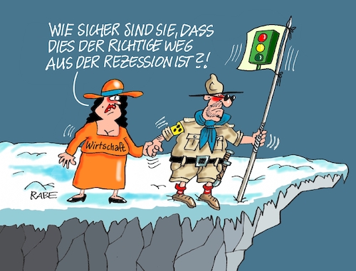 Cartoon: Pfadfinder (medium) by RABE tagged ampel,ampelregierung,rot,grün,gelb,fdp,spd,grüne,rabe,ralf,böhme,cartoon,karikatur,pressezeichnung,farbcartoon,tagescartoon,inflation,einkommen,rente,rentenpaket,bruch,streit,neuwahlen,wirtschaftswachstum,abschwung,rezession,wachstum,wirtschaftskrise,pfadfinder,klippe,ampel,ampelregierung,rot,grün,gelb,fdp,spd,grüne,rabe,ralf,böhme,cartoon,karikatur,pressezeichnung,farbcartoon,tagescartoon,inflation,einkommen,rente,rentenpaket,bruch,streit,neuwahlen,wirtschaftswachstum,abschwung,rezession,wachstum,wirtschaftskrise,pfadfinder,klippe