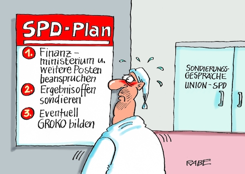 Cartoon: Planwirtschaft (medium) by RABE tagged nahles,spd,fraktionsvorsitzfraktionschefin,opposition,rabe,ralf,böhmr,cartoon,karikatur,pressezeichnung,farbcartoon,tagescartoon,sondierungsgespräche,sondierung,union,csu,merkel,martin,schulz,neuwahlen,groko,minderheitsregierung,michel,regierungsbildung,posten,ämter,finanzminister,nahles,spd,fraktionsvorsitzfraktionschefin,opposition,rabe,ralf,böhmr,cartoon,karikatur,pressezeichnung,farbcartoon,tagescartoon,sondierungsgespräche,sondierung,union,csu,merkel,martin,schulz,neuwahlen,groko,minderheitsregierung,michel,regierungsbildung,posten,ämter,finanzminister