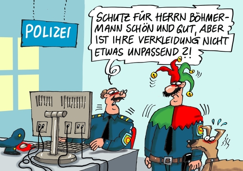 Polizeischutz