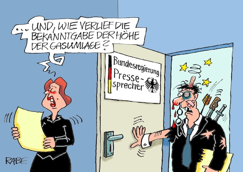 Cartoon: Pressesprecherei (medium) by RABE tagged gas,gassparen,gasnotstand,gasgeben,sanktionen,gasspeicher,gasheizung,rabe,ralf,böhme,cartoon,karikatur,pressezeichnung,farbcartoon,tagescartoon,robert,habeck,putin,ukrainekrieg,gasumlage,bekanntgabe,pressestelle,bundesregierung,pressesprecher,veilchen,pfeil,messer,dolch,pflaster,blut,gas,gassparen,gasnotstand,gasgeben,sanktionen,gasspeicher,gasheizung,rabe,ralf,böhme,cartoon,karikatur,pressezeichnung,farbcartoon,tagescartoon,robert,habeck,putin,ukrainekrieg,gasumlage,bekanntgabe,pressestelle,bundesregierung,pressesprecher,veilchen,pfeil,messer,dolch,pflaster,blut