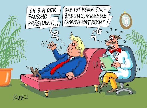 Cartoon: Realitätsverlust (medium) by RABE tagged trump,usa,president,bolton,literatur,bücher,rabe,ralf,böhme,cartoon,karikatur,pressezeichnung,farbcartoon,tagescartoon,enthüllung,enthüllungsroman,enthüllungsbücher,michelle,obama,internet,rede,wahlkampf,präsidentschaftswahl,november,psychiater,couch,realität,biden,trump,usa,president,bolton,literatur,bücher,rabe,ralf,böhme,cartoon,karikatur,pressezeichnung,farbcartoon,tagescartoon,enthüllung,enthüllungsroman,enthüllungsbücher,michelle,obama,internet,rede,wahlkampf,präsidentschaftswahl,november,psychiater,couch,realität,biden