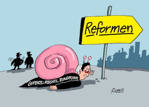 Cartoon: Reformschneckenhaus (medium) by RABE tagged rbb,schlesinger,intendantin,chefin,öffentlich,rechtlicher,rundfunk,patricia,rabe,ralf,böhme,cartoon,karikatur,pressezeichnung,farbcartoon,tagescartoon,gebührenzahler,rücktritt,reformen,zuschauer,schnecke,schneckenhaus,wegweiser,schneckentempo,rbb,schlesinger,intendantin,chefin,öffentlich,rechtlicher,rundfunk,patricia,rabe,ralf,böhme,cartoon,karikatur,pressezeichnung,farbcartoon,tagescartoon,gebührenzahler,rücktritt,reformen,zuschauer,schnecke,schneckenhaus,wegweiser,schneckentempo