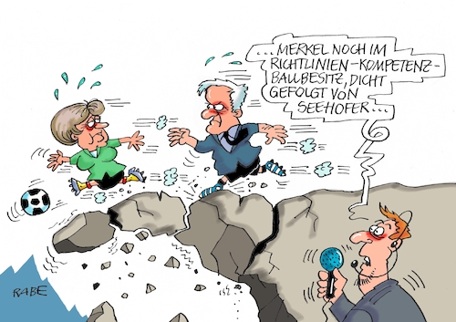 Cartoon: Richtlinienkompetenz (medium) by RABE tagged markus,söder,csu,bayern,münchen,landesvorsitzender,horst,seehofer,merkel,cdu,union,streit,unionstreit,asylstreit,ultimatum,grenze,zurückweisung,flüchtlinge,grenzkontrollen,schert,minigipfel,brüssel,asylgipfel,migrantengipfel,bilateral,richtlinienkompetenz,aufnthaltsgenehmigung,fußball,wm,spieler,abgrund,reporter,tv,mikrofon,ballbesitz,markus,söder,csu,bayern,münchen,landesvorsitzender,horst,seehofer,merkel,cdu,union,streit,unionstreit,asylstreit,ultimatum,grenze,zurückweisung,flüchtlinge,grenzkontrollen,schert,minigipfel,brüssel,asylgipfel,migrantengipfel,bilateral,richtlinienkompetenz,aufnthaltsgenehmigung,fußball,wm,spieler,abgrund,reporter,tv,mikrofon,ballbesitz