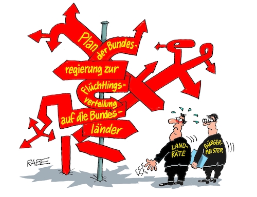 Cartoon: Richtungsweisend (medium) by RABE tagged ukrainekrieg,selenskyj,klitschkow,burgfrieden,rabe,ralf,böhme,cartoon,karikatur,tagescartoon,wegweiser,pfeile,bund,länder,bürgermeister,landräte,flüchtlinge,migranten,asylanten,unterbringung,verteilung,flüchtlingsunterbringung,flüchtlingsverteilung,ukraineflüchtlinge,kriegsflüchtlinge,ukrainekrieg,selenskyj,klitschkow,burgfrieden,rabe,ralf,böhme,cartoon,karikatur,tagescartoon,wegweiser,pfeile,bund,länder,bürgermeister,landräte,flüchtlinge,migranten,asylanten,unterbringung,verteilung,flüchtlingsunterbringung,flüchtlingsverteilung,ukraineflüchtlinge,kriegsflüchtlinge