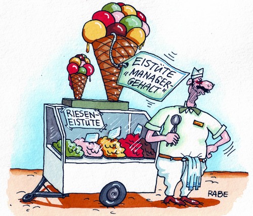 Cartoon: Rieseneistüte (medium) by RABE tagged manager,managergehalt,abzocken,krise,euro,banken,börse,spekulanten,börsengeschäft,dow,jones,frankfurt,rieseneistüte,eistüte,eiskugel,waffel,eisverkäufer,eisdiele,vanilleeis,erdbeereis,schmelzen,lecken,mann,eiswagen,sommer,hitze,abkühlung,manager,managergehalt,gehalt,gehälter,einkommen,job,arbeit,beruf,banken,börse,krise,euro,abzocken,börsefrankfurt