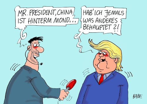 Cartoon: Rückseitiges (medium) by RABE tagged trump,london,queen,elisabeth,theresa,may,boris,johnson,festessen,brexit,the,sun,rabe,ralf,böhme,cartoon,karikatur,pressezeichnung,farbcartoon,tagescartoon,pressefoto,donald,mond,rakete,nasa,china,chinesen,rückseite,mondlandung,mondfähre,mondoberfläche,mondrückseite,dunkelheit,erdtrabant,mondrakete,trump,london,queen,elisabeth,theresa,may,boris,johnson,festessen,brexit,the,sun,rabe,ralf,böhme,cartoon,karikatur,pressezeichnung,farbcartoon,tagescartoon,pressefoto,donald,mond,rakete,nasa,china,chinesen,rückseite,mondlandung,mondfähre,mondoberfläche,mondrückseite,dunkelheit,erdtrabant,mondrakete