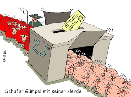 Cartoon: Schäfer Gümpel (medium) by RABE tagged spd,nahles,umfragewerte,afd,wählergunst,prozent,rabe,ralf,böhme,cartoon,karikatur,pressezeichnung,farbcartoon,tagescartoon,baum,raben,tante,scholz,groko,koalitionsstreit,asylstreit,asylkompromiss,schäfer,gümpel,hessenwahl,landtagswahl,schafe,wahlurne,spd,nahles,umfragewerte,afd,wählergunst,prozent,rabe,ralf,böhme,cartoon,karikatur,pressezeichnung,farbcartoon,tagescartoon,baum,raben,tante,scholz,groko,koalitionsstreit,asylstreit,asylkompromiss,schäfer,gümpel,hessenwahl,landtagswahl,schafe,wahlurne