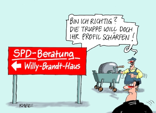 Cartoon: Scharfmacher (medium) by RABE tagged nahles,spd,sozialdemokraten,groko,umfragetief,scholz,rabe,ralf,böhme,cartoon,karikatur,pressezeichnung,farbcartoon,tagescartoon,vorsprung,ost,landtagswahlen,sachsen,thüringen,wahlsieger,wähler,sozialstaat,mindestlohn,bürgergeld,grundrente,homeoffice,kindergrundsicherung,alg,arbeitslosengeld,harzt,vier,schleifbock,schleifstein,messerschleifer,profilschärfer,nahles,spd,sozialdemokraten,groko,umfragetief,scholz,rabe,ralf,böhme,cartoon,karikatur,pressezeichnung,farbcartoon,tagescartoon,vorsprung,ost,landtagswahlen,sachsen,thüringen,wahlsieger,wähler,sozialstaat,mindestlohn,bürgergeld,grundrente,homeoffice,kindergrundsicherung,alg,arbeitslosengeld,harzt,vier,schleifbock,schleifstein,messerschleifer,profilschärfer