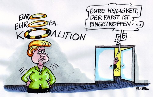 Cartoon: Scheinheilgkeiten (medium) by RABE tagged papst,benedikt,ratzinger,papstbesuch,papstrede,papstprotest,papstboykott,protest,boykott,rom,vatikan,kirche,kirchenoberhaupt,ökomene,katholiken,evangelisten,luther,merkel,kanzlerin,bundesregierung,bundesrat,cdu,csu,schwarzgelb,euro,eu,europa,koalition,papstaudienz,pontifex,gedankenaustausch,staatsbesuch,bischofskonferenz,religion,parlament,plenarsaal,papst,benedikt,ratzinger,papstbesuch,papstrede