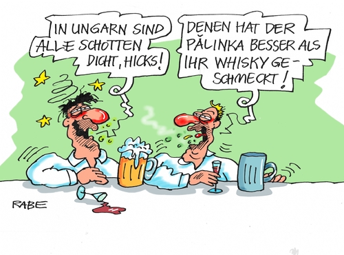 Cartoon: Schotten dicht (medium) by RABE tagged ungarn,orban,grenze,staschaldraht,schlupflöcher,flüchtlinge,flüchtlingsunterbringung,eu,grenzkontrollen,rabe,ralf,böhme,cartoon,karikatur,pressezeichnung,farbcartoon,tagescartoon,alkohol,schotten,schottland,suff,whisky,palinka,blau,betrunkene,alkoholiker,ungarn,orban,grenze,staschaldraht,schlupflöcher,flüchtlinge,flüchtlingsunterbringung,eu,grenzkontrollen,rabe,ralf,böhme,cartoon,karikatur,pressezeichnung,farbcartoon,tagescartoon,alkohol,schotten,schottland,suff,whisky,palinka,blau,betrunkene,alkoholiker