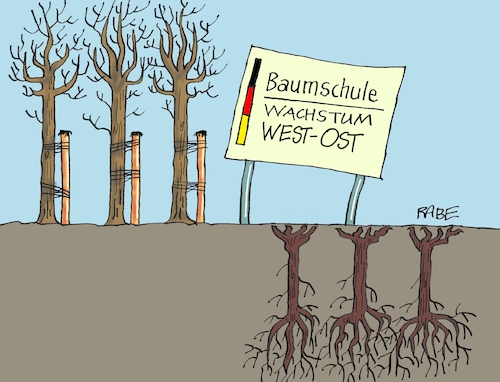 Cartoon: Schulisches (medium) by RABE tagged tag,einheit,wiedervereinigung,grenze,mauerfall,feiertag,ost,west,ossi,wessi,brücke,brett,rabe,ralf,böhme,cartoon,karikatur,pressezeichnung,farbcartoon,tagescartoon,zonengrenze,bürgerbewegung,demos,baumschule,tag,einheit,wiedervereinigung,grenze,mauerfall,feiertag,ost,west,ossi,wessi,brücke,brett,rabe,ralf,böhme,cartoon,karikatur,pressezeichnung,farbcartoon,tagescartoon,zonengrenze,bürgerbewegung,demos,baumschule