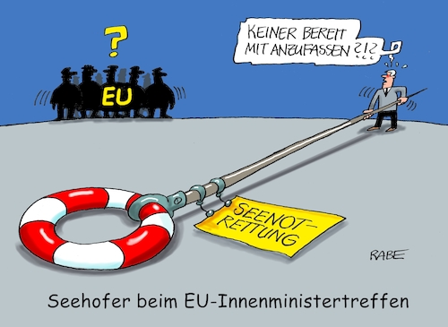 Cartoon: Seenotretter in Not (medium) by RABE tagged virus,corona,pandemie,coronakrise,rabe,ralf,böhme,cartoon,karikatur,pressezeichnung,farbcartoon,tagescartoon,viren,virenschutz,mundschutz,desinfektion,föderal,föderalismus,ländersache,seehofer,innenminister,csu,seenotrettung,eu,innenministerkonferenz,brüssel,rettungsring,stab,länder,aufnahme,flüchtlinge,schiffe,rettungsschiffe,statten,verteilung,mittelmeer,virus,corona,pandemie,coronakrise,rabe,ralf,böhme,cartoon,karikatur,pressezeichnung,farbcartoon,tagescartoon,viren,virenschutz,mundschutz,desinfektion,föderal,föderalismus,ländersache,seehofer,innenminister,csu,seenotrettung,eu,innenministerkonferenz,brüssel,rettungsring,stab,länder,aufnahme,flüchtlinge,schiffe,rettungsschiffe,statten,verteilung,mittelmeer