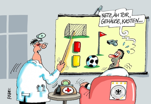 Cartoon: Sehtest DFB (medium) by RABE tagged fußball,ball,sport,bundesliga,trainer,fc,bayern,münchen,entlassung,nagelsmann,rabe,ralf,böhme,cartoon,karikatur,pressezeichnung,farbcartoon,tagescartoon,hintertür,tabellenführung,tuchel,trainerwechsel,dfb,sehtest,augenarzt,schautafel,fussballer,trainermisere,testspiel,rudi,völler,rauswurf,hansi,flick,fußball,ball,sport,bundesliga,trainer,fc,bayern,münchen,entlassung,nagelsmann,rabe,ralf,böhme,cartoon,karikatur,pressezeichnung,farbcartoon,tagescartoon,hintertür,tabellenführung,tuchel,trainerwechsel,dfb,sehtest,augenarzt,schautafel,fussballer,trainermisere,testspiel,rudi,völler,rauswurf,hansi,flick