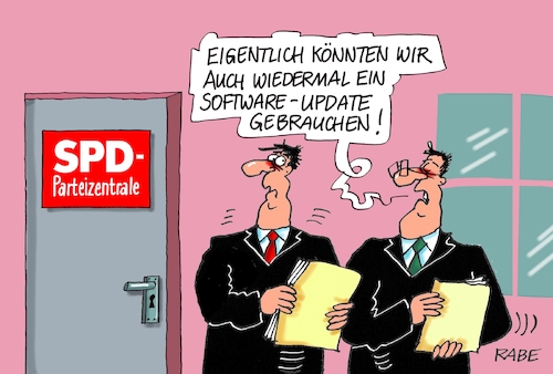 Cartoon: Software Update (medium) by RABE tagged martin,schulz,spd,wahlkampf,bundestagswahl,beamte,rentenkasse,rabe,ralf,böhme,cartoon,karikatur,pressezeichnung,farbcartoon,tagescartoon,rentner,nahles,gleichberechtigung,parteizentrale,sozial,gerechtigkeit,software,update,diesel,dieselskandal,dieselgipfel,autoindustrie,martin,schulz,spd,wahlkampf,bundestagswahl,beamte,rentenkasse,rabe,ralf,böhme,cartoon,karikatur,pressezeichnung,farbcartoon,tagescartoon,rentner,nahles,gleichberechtigung,parteizentrale,sozial,gerechtigkeit,software,update,diesel,dieselskandal,dieselgipfel,autoindustrie