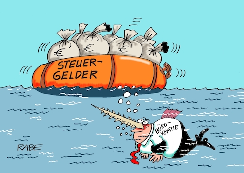 Cartoon: Steuerzahlerbund (medium) by RABE tagged ampel,ampelregierung,rot,grün,gelb,fdp,spd,grüne,rabe,ralf,böhme,cartoon,karikatur,pressezeichnung,farbcartoon,tagescartoon,inflation,einkommen,rente,rentenpaket,bruch,streit,neuwahlen,bürokratie,bürokratieabbau,steuergelder,steuerzahlerbund,schwarzbuch,schlauchboot,meer,sägefisch,ampel,ampelregierung,rot,grün,gelb,fdp,spd,grüne,rabe,ralf,böhme,cartoon,karikatur,pressezeichnung,farbcartoon,tagescartoon,inflation,einkommen,rente,rentenpaket,bruch,streit,neuwahlen,bürokratie,bürokratieabbau,steuergelder,steuerzahlerbund,schwarzbuch,schlauchboot,meer,sägefisch