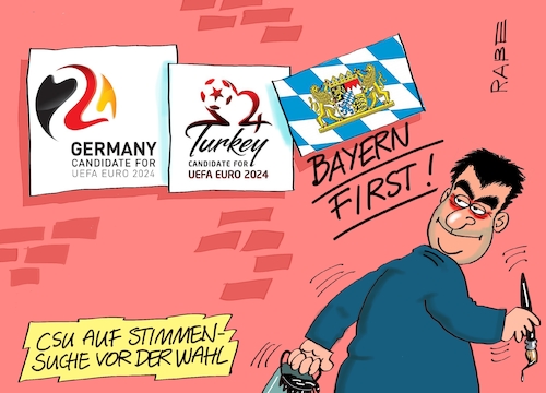 Cartoon: Stimmenfang (medium) by RABE tagged söder,markus,bayern,landtagswahlmünhen,wählerstimmen,stimmverlust,afd,rabe,ralf,böhme,cartoon,karikatur,fussball,em,bewerber,auslosung,uefa,deutschland,türkei,söder,markus,bayern,landtagswahlmünhen,wählerstimmen,stimmverlust,afd,rabe,ralf,böhme,cartoon,karikatur,fussball,em,bewerber,auslosung,uefa,deutschland,türkei