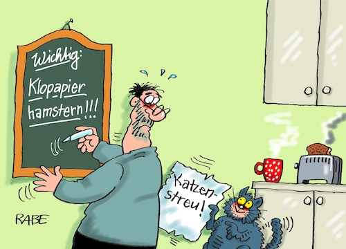 Cartoon: Streubevorratung (medium) by RABE tagged corona,schnelltest,fallzahlen,herdenimmunität,infektionsrate,virologen,beherbergungsverbot,sperrstunde,maskenpflicht,abstandsregeln,desinfektion,rabe,ralf,böhme,cartoon,karikatur,pressezeichnung,farbcartoon,tagescartoon,klopapier,coronaapp,warnapp,hamsterkäufe,toilettenpapier,söder,laschet,merkel,länderchefs,lockdown,katzenstreu,katze,katzeneinstreu,pandemie,corona,schnelltest,fallzahlen,herdenimmunität,infektionsrate,virologen,beherbergungsverbot,sperrstunde,maskenpflicht,abstandsregeln,desinfektion,rabe,ralf,böhme,cartoon,karikatur,pressezeichnung,farbcartoon,tagescartoon,klopapier,coronaapp,warnapp,hamsterkäufe,toilettenpapier,söder,laschet,merkel,länderchefs,lockdown,katzenstreu,katze,katzeneinstreu,pandemie