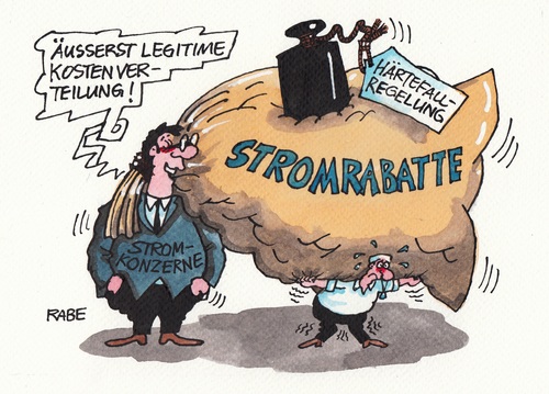 Cartoon: Stromsack (medium) by RABE tagged stromkonzerne,stromriesen,strom,elektroenergie,stromabnehmer,kunden,stromkunden,stromrechnung,stromrabatte,rabatt,umweltminister,bundesumweltminister,gabriel,spd,rabe,ralf,böhme,cartoon,karikatur,pressezeichnung,farbcartoon,kostenverteilung,legitimation,härtefallklausel,betriebe,unternehmen,steuerzahler,sack,gewicht,stromkonzerne,stromriesen,strom,elektroenergie,stromabnehmer,kunden,stromkunden,stromrechnung,stromrabatte,rabatt,umweltminister,bundesumweltminister,gabriel,spd,rabe,ralf,böhme,cartoon,karikatur,pressezeichnung,farbcartoon,kostenverteilung,legitimation,härtefallklausel,betriebe,unternehmen,steuerzahler,sack,gewicht