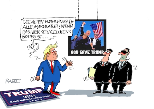 Trumps Wahlplakat