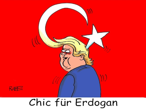 Cartoon: Und die Frisur sitzt (medium) by RABE tagged erdogan,akp,istanbul,bürgermeisterwahl,damoklesschwert,sultan,rabe,ralf,böhme,cartoon,karikatur,pressezeichnung,farbcartoon,tagescartoon,neuwahl,rennen,chp,imamoglu,yildirim,syrien,putin,asad,kurden,is,staatsbesuch,usa,trump,frisur,staatsflagge,weißes,haus,strähnen,halbmind,stern,sichel,mondsichel,erdogan,akp,istanbul,bürgermeisterwahl,damoklesschwert,sultan,rabe,ralf,böhme,cartoon,karikatur,pressezeichnung,farbcartoon,tagescartoon,neuwahl,rennen,chp,imamoglu,yildirim,syrien,putin,asad,kurden,is,staatsbesuch,usa,trump,frisur,staatsflagge,weißes,haus,strähnen,halbmind,stern,sichel,mondsichel