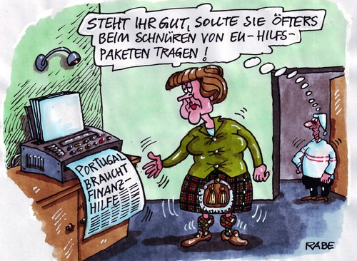 Unterm Schottenrock...