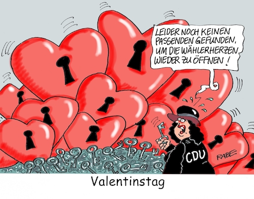 Cartoon: Valentinstag II (medium) by RABE tagged cdu,landtagswahlen,thüringen,erfurt,wahldebakel,akk,rücktritt,kanzlerkandidatur,rabe,ralf,böhme,cartoon,karikatur,pressezeichnung,farbcartoon,tagescartoon,rettung,bord,parteimitglieder,rettungsringe,herzen,valentinstag,geschenke,schlüssel,wähler,wählerherzen,kanzlerkandidat,merz,spahn,cdu,landtagswahlen,thüringen,erfurt,wahldebakel,akk,rücktritt,kanzlerkandidatur,rabe,ralf,böhme,cartoon,karikatur,pressezeichnung,farbcartoon,tagescartoon,rettung,bord,parteimitglieder,rettungsringe,herzen,valentinstag,geschenke,schlüssel,wähler,wählerherzen,kanzlerkandidat,merz,spahn