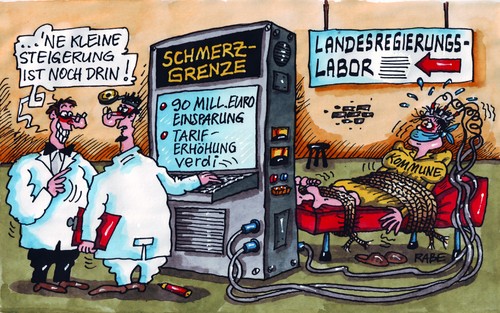 Cartoon: Versuchslabor (medium) by RABE tagged landesregierung,kommune,rathaus,stadtrat,einsparung,kürzung,euro,krise,tarif,tarifabschluß,verdi,gewerkschaft,streik,lohn,gehalt,demo,steigerung,schmerzgrenze,labor,versuchsanstalt,wissenschaftler,doktor,professor,versuch,computer,rechner,maschine,kabel,liebe,mann,männer,frau,fesseln,drähte,gehirnströme,eeg,ekg,skala,meßwerte,tierversuch,menschversuch,bundesregierung,kanzlerin,merkel,cdu,länderfinanzausgleich,bundesländer,bürgermeister,gemeinde,gemeinderat,finanzbehörde,finanzminister,schäuble,testen,teststrecke,versuchskaninchen,landesregierung,kommune,stadtrat,einsparung,kürzung,euro,krise,tarifabschluß,tarif,verdi,gewerkschaft,streik,lohn,demo,gehalt,steigerung,schmerzgrenze