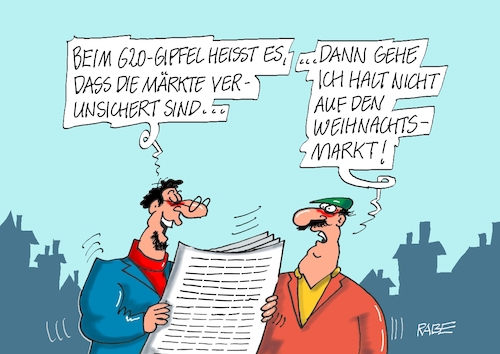 Cartoon: Weihnachtsunsicherheit (medium) by RABE tagged gipfel,weltwirtschaftsgipfel,bali,scholz,lawrow,china,usa,börse,märkte,unsicherheit,rabe,ralf,böhme,cartoon,karikatur,pressezeichnung,farbcartoon,tagescartoon,weihnachten,weihnachtsmarkt,weihnachtsmärkte,gipfel,weltwirtschaftsgipfel,bali,scholz,lawrow,china,usa,börse,märkte,unsicherheit,rabe,ralf,böhme,cartoon,karikatur,pressezeichnung,farbcartoon,tagescartoon,weihnachten,weihnachtsmarkt,weihnachtsmärkte