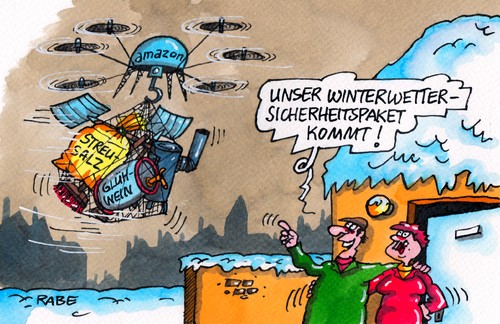 Cartoon: Winterwetter (medium) by RABE tagged winter,wetter,winterwetter,wetterwarnung,orkan,orkantief,nordsee,sturmwarnung,sturm,sturmflut,küste,schneen,eis,eisregen,glatteis,rabe,ralf,böhme,cartoon,karikatur,farbcartoon,wetterexperte,kachelmann,weihnachtsmärkte,sturmboe,tief,wetterprognose,sauwetter,amazon,drohne,streusalz,glühwein,ofen,kohle,split,schneeschieber,besen,winter,wetter,winterwetter,wetterwarnung,orkan,orkantief,nordsee,sturmwarnung,sturm,sturmflut,küste,schneen,eis,eisregen,glatteis,rabe,ralf,böhme,cartoon,karikatur,farbcartoon,wetterexperte,kachelmann,weihnachtsmärkte,sturmboe,tief,wetterprognose,sauwetter,amazon,drohne,streusalz,glühwein,ofen,kohle,split,schneeschieber,besen